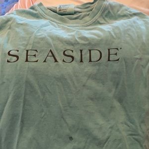 Seaside T shirt!!! Navy blue and teal
